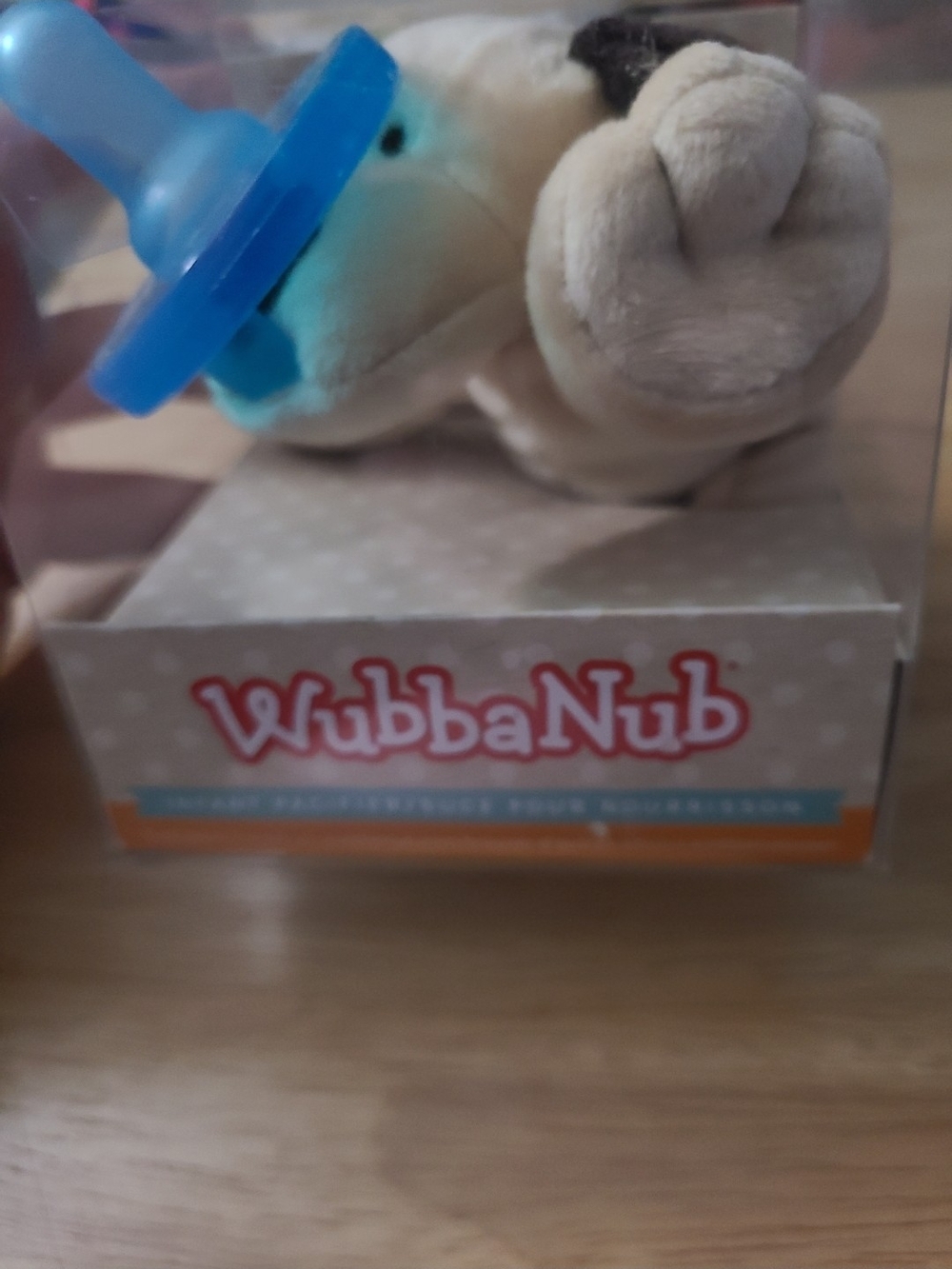 WubbaNub Blue Pacifier Plush Soother